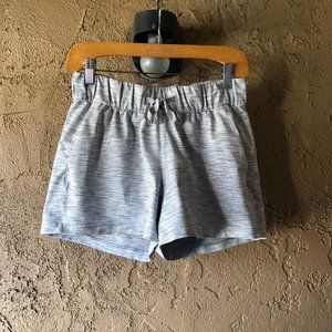 Lululemon Light Gray Running Shorts
